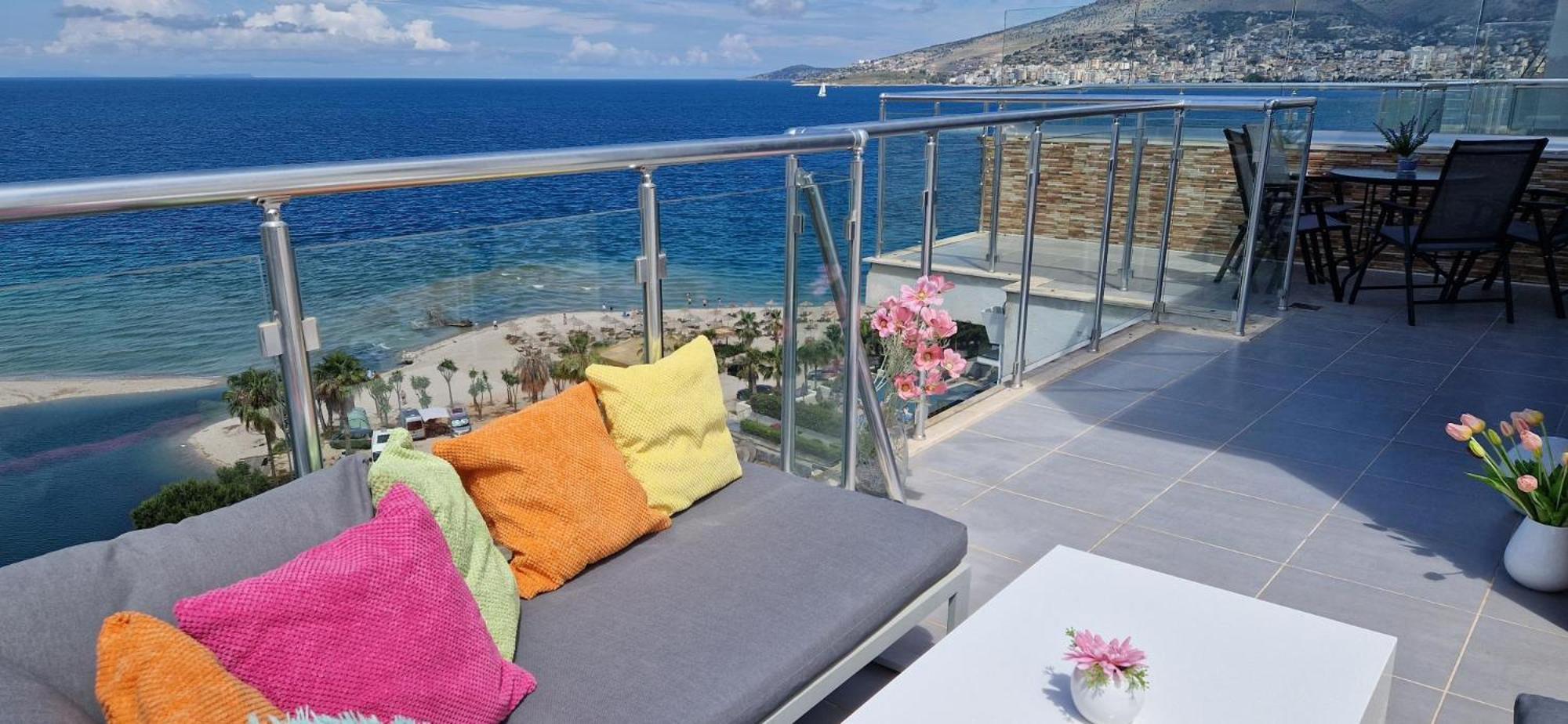 דירות Sadet'S Penthouse Saranda מראה חיצוני תמונה